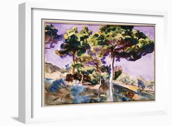 Trees-John Singer Sargent-Framed Giclee Print