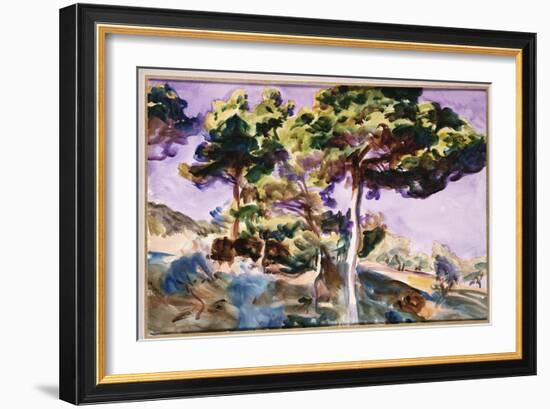 Trees-John Singer Sargent-Framed Giclee Print