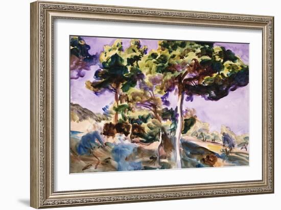 Trees-John Singer Sargent-Framed Giclee Print