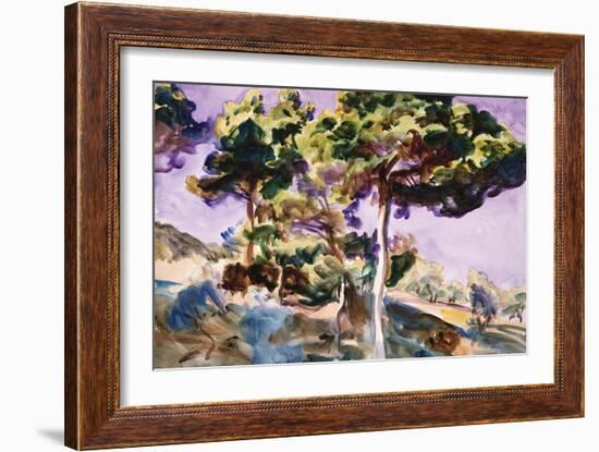 Trees-John Singer Sargent-Framed Giclee Print