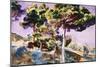 Trees-John Singer Sargent-Mounted Giclee Print