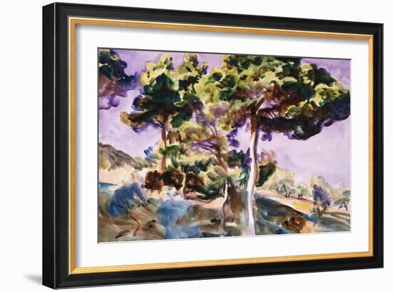 Trees-John Singer Sargent-Framed Giclee Print