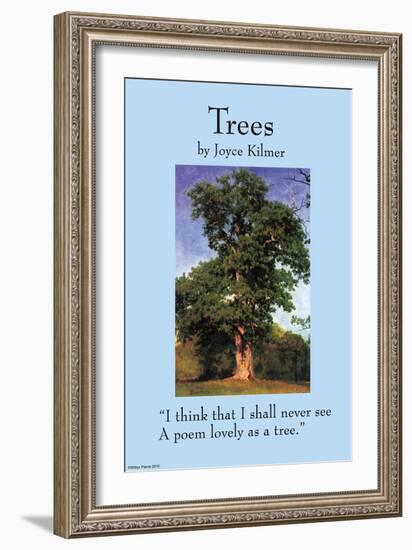 Trees-null-Framed Art Print