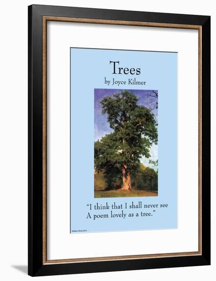 Trees-null-Framed Art Print