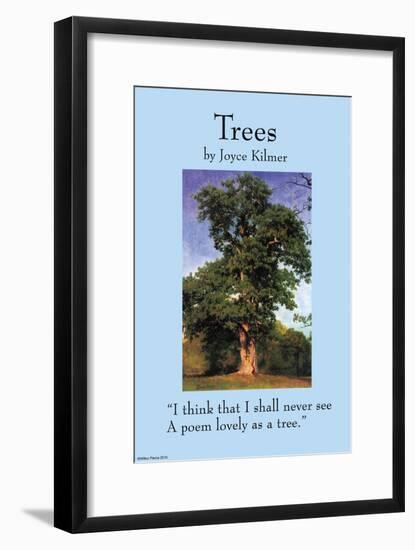 Trees-null-Framed Art Print