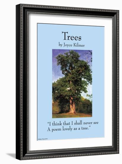 Trees-null-Framed Art Print