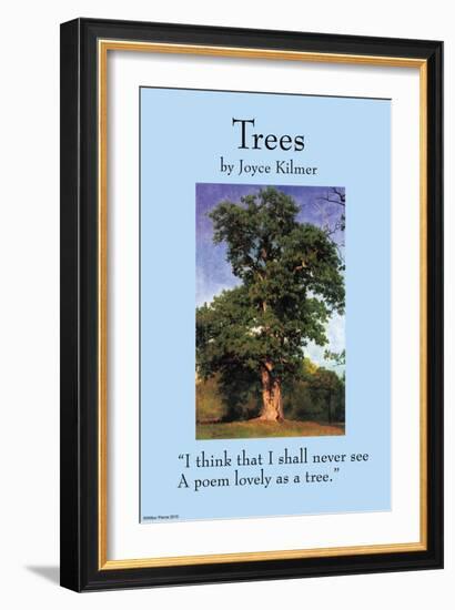 Trees-null-Framed Art Print