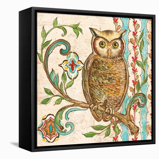 Treetop Owl I-Kate McRostie-Framed Stretched Canvas