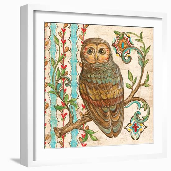 Treetop Owl II-Kate McRostie-Framed Art Print