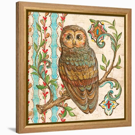 Treetop Owl II-Kate McRostie-Framed Stretched Canvas