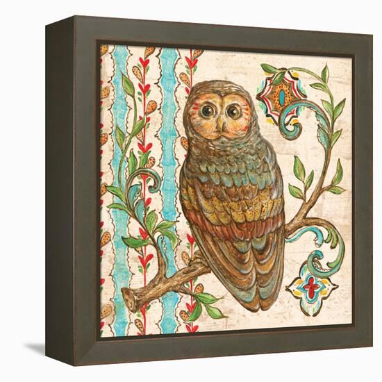 Treetop Owl II-Kate McRostie-Framed Stretched Canvas