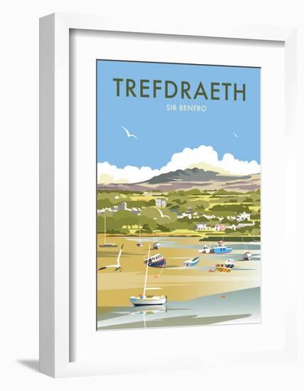 Trefdraeth - Dave Thompson Contemporary Travel Print-Dave Thompson-Framed Art Print