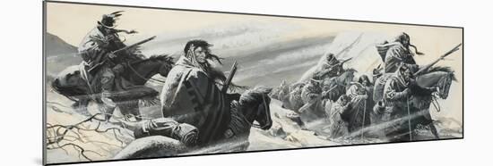 Trek of the Nez Perce-Severino Baraldi-Mounted Giclee Print