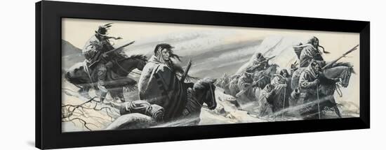 Trek of the Nez Perce-Severino Baraldi-Framed Giclee Print