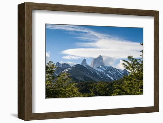 Trek Up to Mount Fitzroy from the UNESCO World Heritage Site El Chalten, Argentina, South America-Michael Runkel-Framed Photographic Print