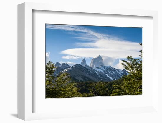 Trek Up to Mount Fitzroy from the UNESCO World Heritage Site El Chalten, Argentina, South America-Michael Runkel-Framed Photographic Print