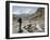 Trekker Enjoys the View on the Annapurna Circuit Trek, Jomsom, Himalayas, Nepal-Don Smith-Framed Photographic Print