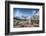 Trekkers and yaks in Lobuche on a trail to Mt. Everest.-Lee Klopfer-Framed Photographic Print