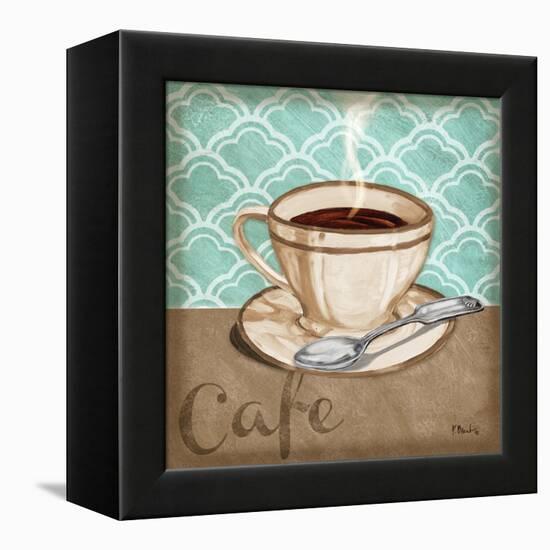 Trellis Cafe II-Paul Brent-Framed Stretched Canvas