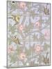 "Trellis" Wallpaper Design, 1864-William Morris-Mounted Giclee Print