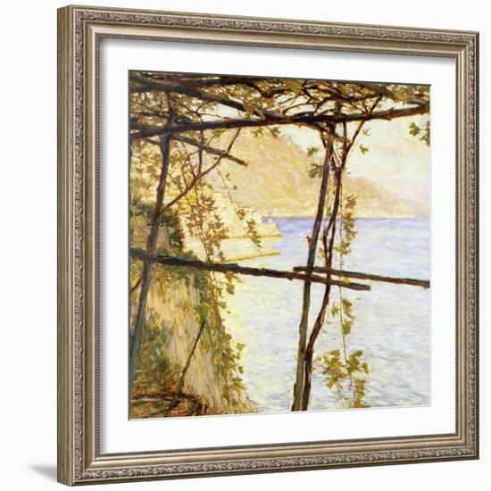 Trellised Vine-Henry Herbert La Thangue-Framed Giclee Print