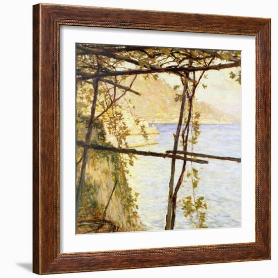 Trellised Vine-Henry Herbert La Thangue-Framed Giclee Print