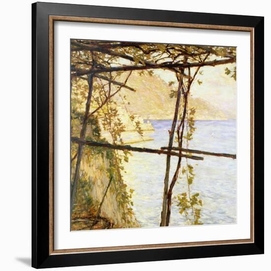 Trellised Vine-Henry Herbert La Thangue-Framed Giclee Print