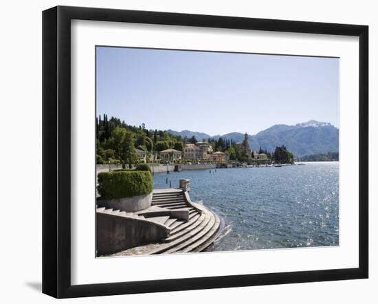 Tremezzo, Lake Como, Lombardy, Italian Lakes, Italy, Europe-Angelo Cavalli-Framed Photographic Print