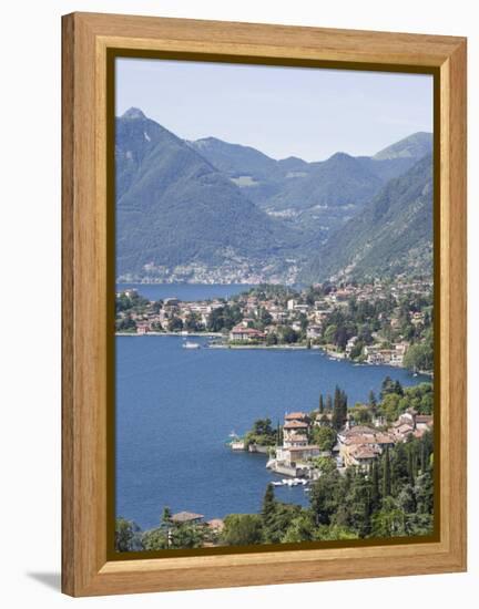 Tremezzo, Lake Como, Lombardy, Italian Lakes, Italy, Europe-Angelo Cavalli-Framed Premier Image Canvas