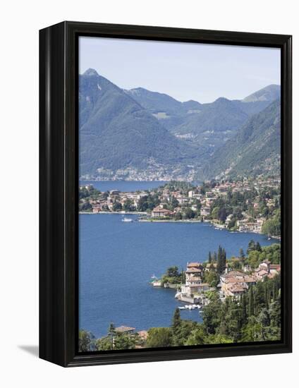 Tremezzo, Lake Como, Lombardy, Italian Lakes, Italy, Europe-Angelo Cavalli-Framed Premier Image Canvas