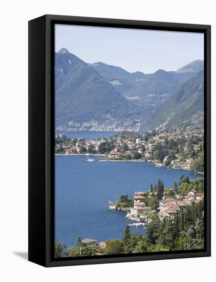 Tremezzo, Lake Como, Lombardy, Italian Lakes, Italy, Europe-Angelo Cavalli-Framed Premier Image Canvas