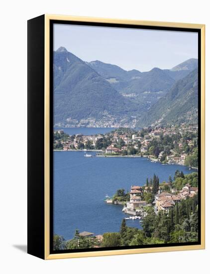 Tremezzo, Lake Como, Lombardy, Italian Lakes, Italy, Europe-Angelo Cavalli-Framed Premier Image Canvas