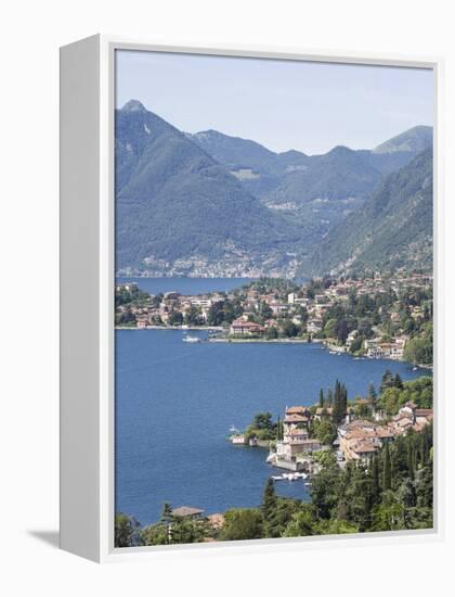 Tremezzo, Lake Como, Lombardy, Italian Lakes, Italy, Europe-Angelo Cavalli-Framed Premier Image Canvas