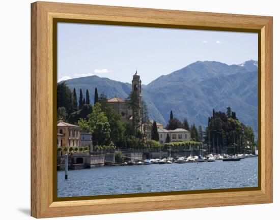 Tremezzo, Lake Como, Lombardy, Italian Lakes, Italy, Europe-Angelo Cavalli-Framed Premier Image Canvas