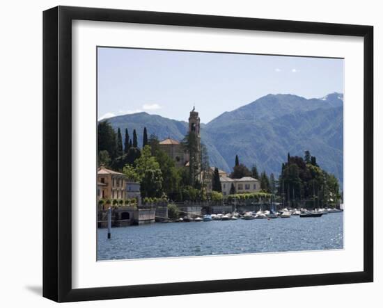 Tremezzo, Lake Como, Lombardy, Italian Lakes, Italy, Europe-Angelo Cavalli-Framed Photographic Print