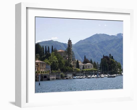 Tremezzo, Lake Como, Lombardy, Italian Lakes, Italy, Europe-Angelo Cavalli-Framed Photographic Print