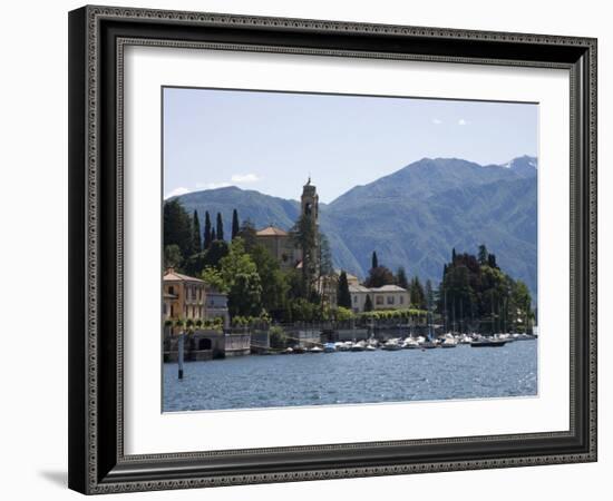 Tremezzo, Lake Como, Lombardy, Italian Lakes, Italy, Europe-Angelo Cavalli-Framed Photographic Print