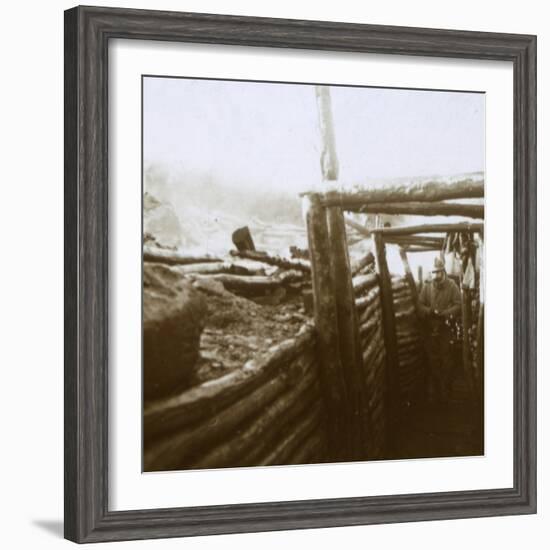 Trenches, Artois, northern France, c1914-c1918-Unknown-Framed Photographic Print