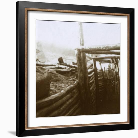 Trenches, Artois, northern France, c1914-c1918-Unknown-Framed Photographic Print