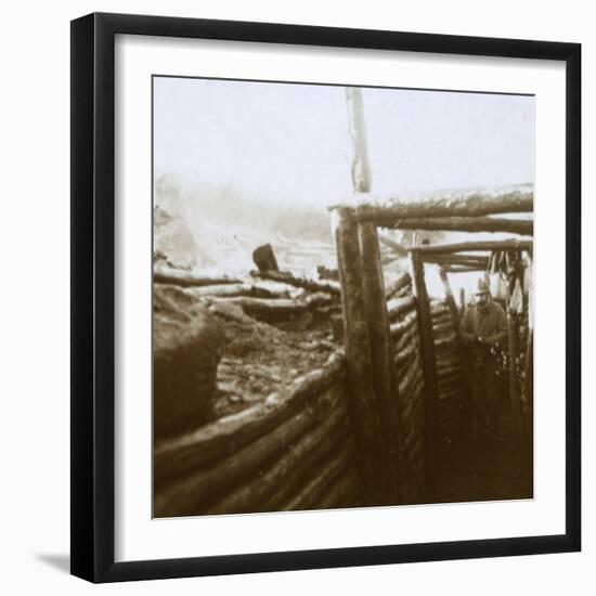 Trenches, Artois, northern France, c1914-c1918-Unknown-Framed Photographic Print