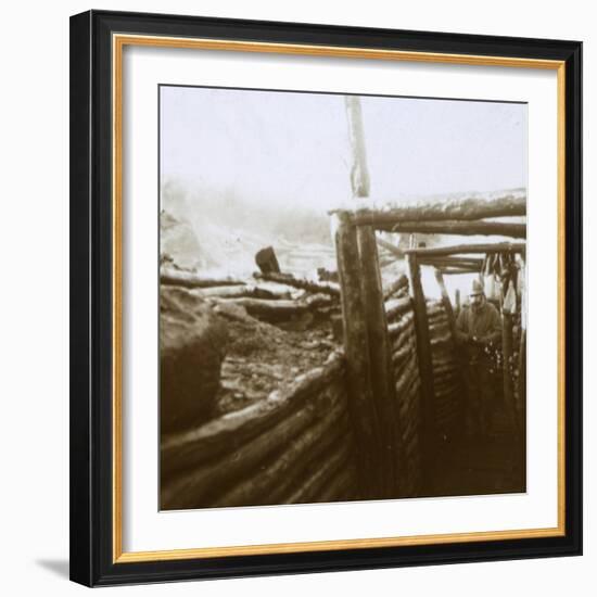 Trenches, Artois, northern France, c1914-c1918-Unknown-Framed Photographic Print