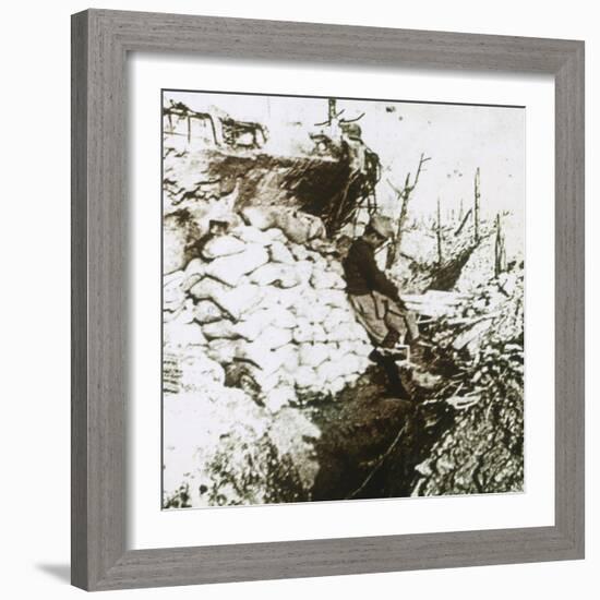 Trenches, c1914-c1918-Unknown-Framed Photographic Print