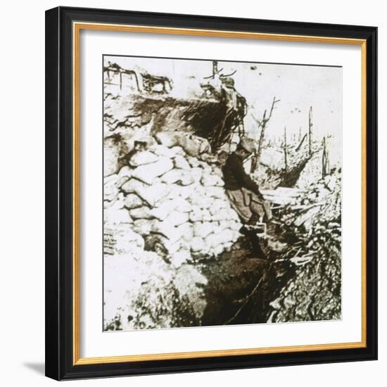 Trenches, c1914-c1918-Unknown-Framed Photographic Print