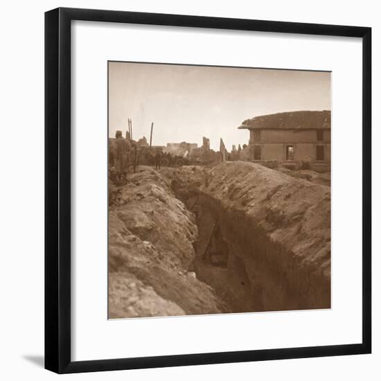 Trenches, c1914-c1918-Unknown-Framed Photographic Print