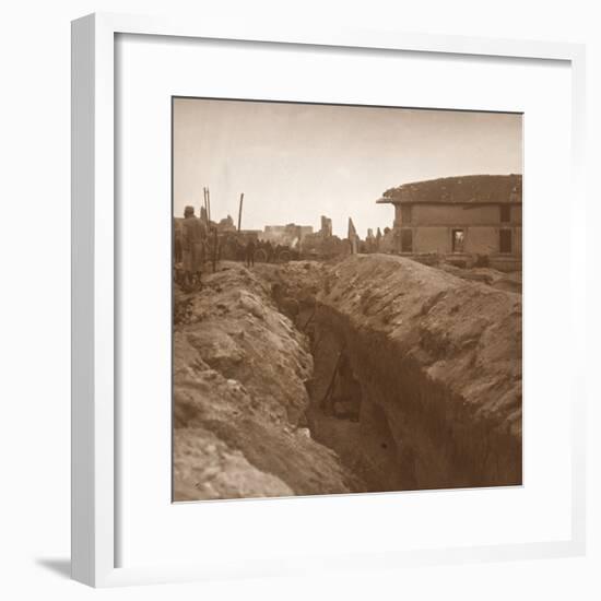 Trenches, c1914-c1918-Unknown-Framed Photographic Print