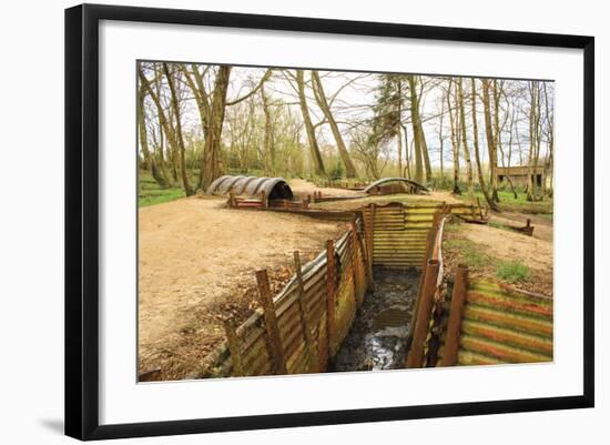 Trenches Flanders Fields Ypres Great World War One-Havanaman-Framed Photographic Print