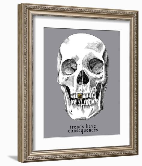 Trends Have Consequences-Urban Cricket-Framed Art Print