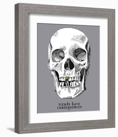 Trends Have Consequences-Urban Cricket-Framed Art Print