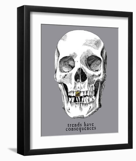 Trends Have Consequences-Urban Cricket-Framed Art Print