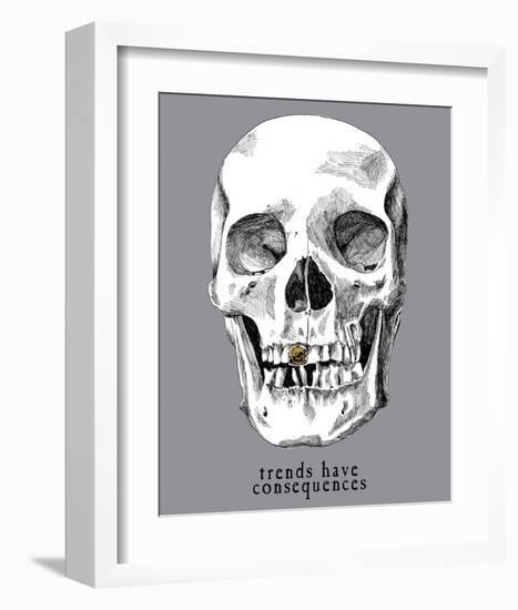 Trends Have Consequences-Urban Cricket-Framed Art Print